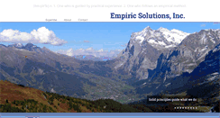 Desktop Screenshot of empiricsolutions.com